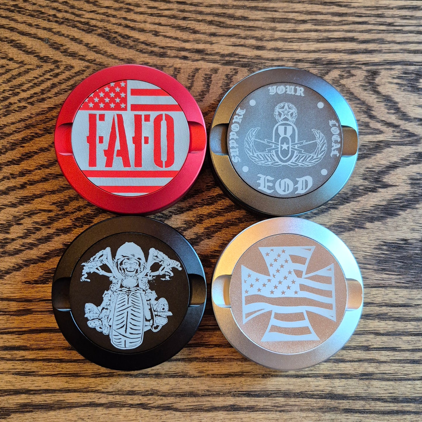 Smokeless Nicotine Container - "Support Your Local EOD"