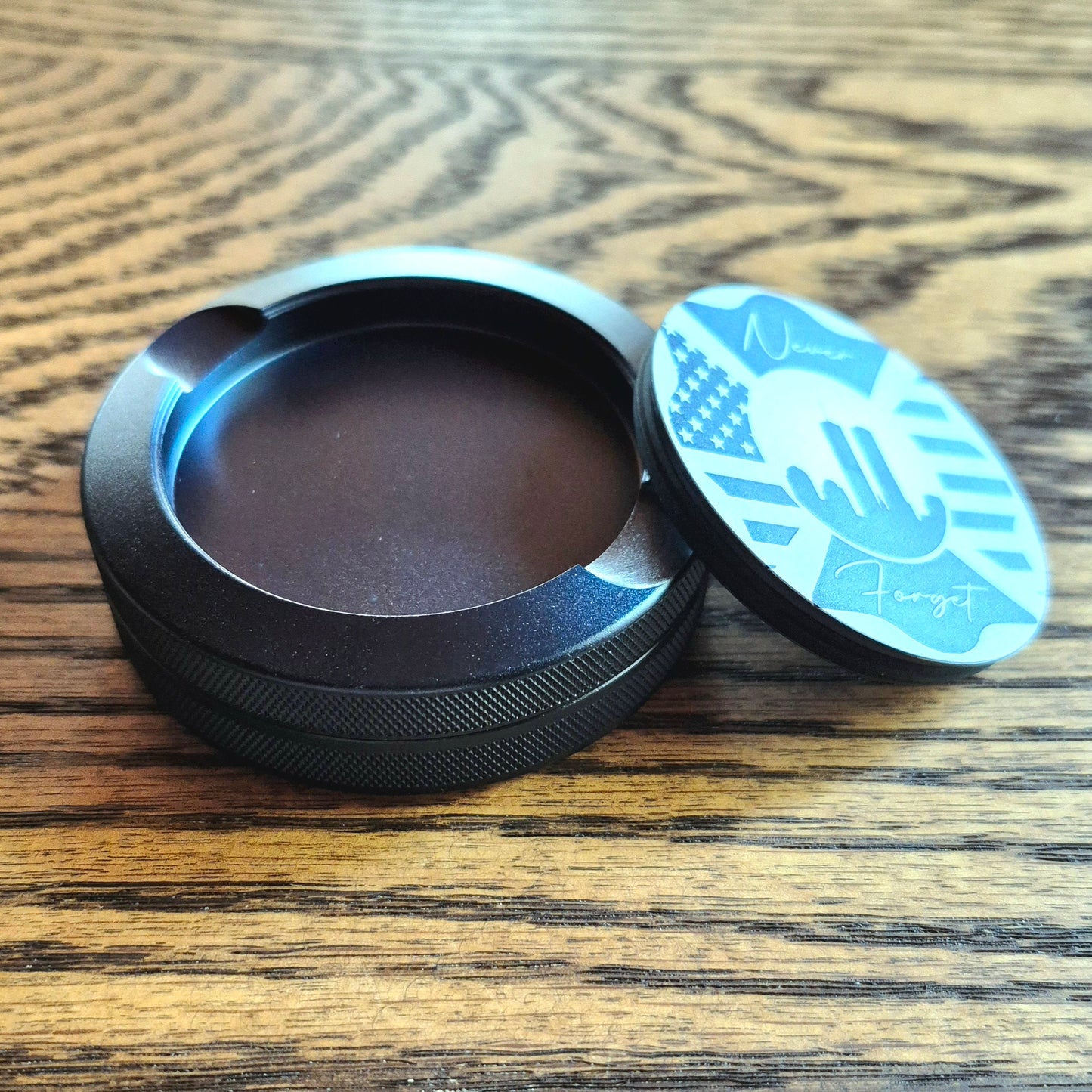Smokeless Nicotine Container - "Never Forget"