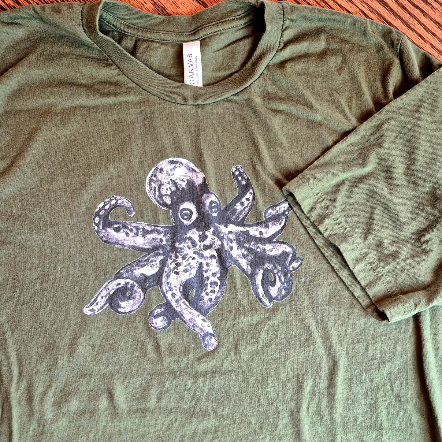 Soft T-shirt - "O is for Octopus"