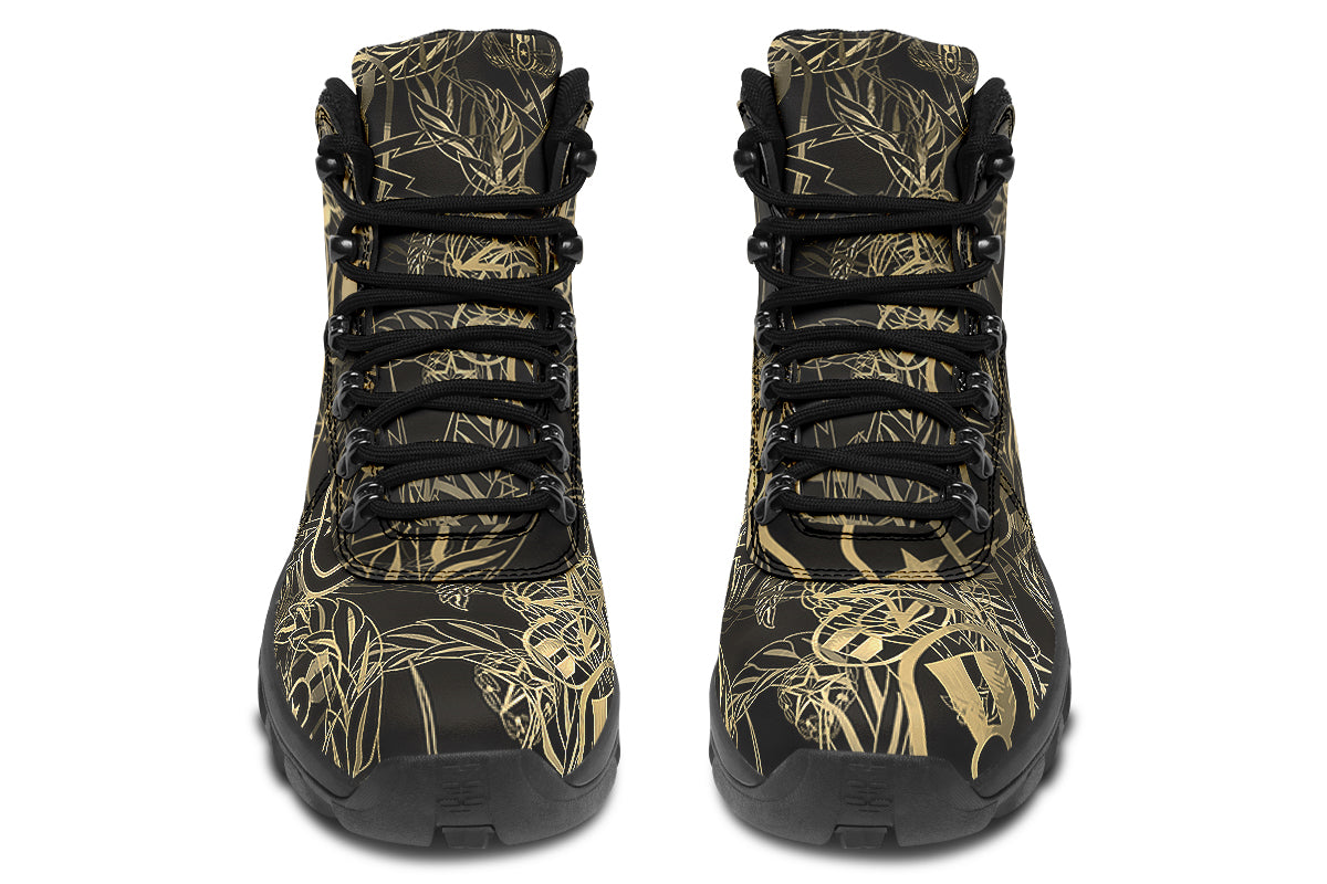 Outdoor Boots - "It's 5 o'clock Somewhere" (Tan) Size 11M