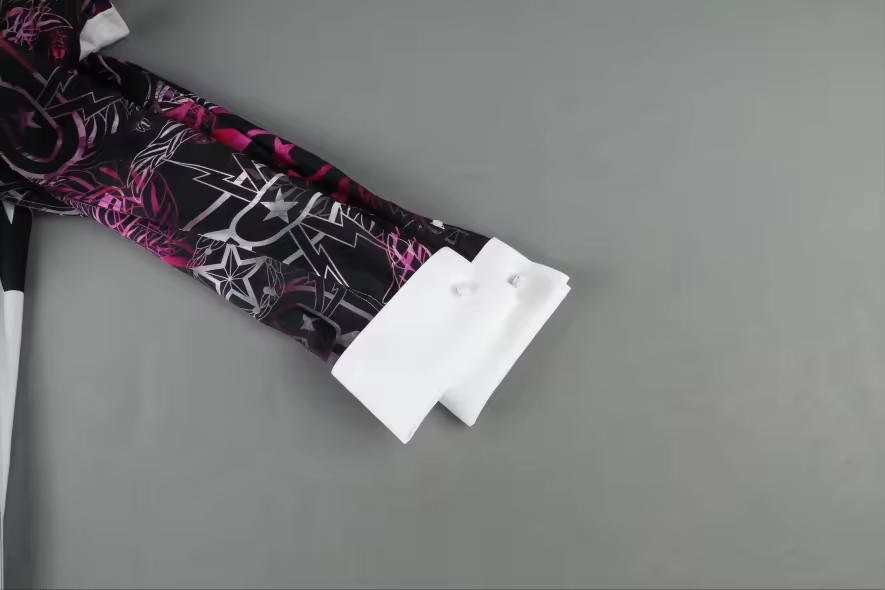 CUSTOM ORDER - Mess Dress Shirt (Men's) - "It's 5 o'clock Somewhere" (Hot Pink on Black)