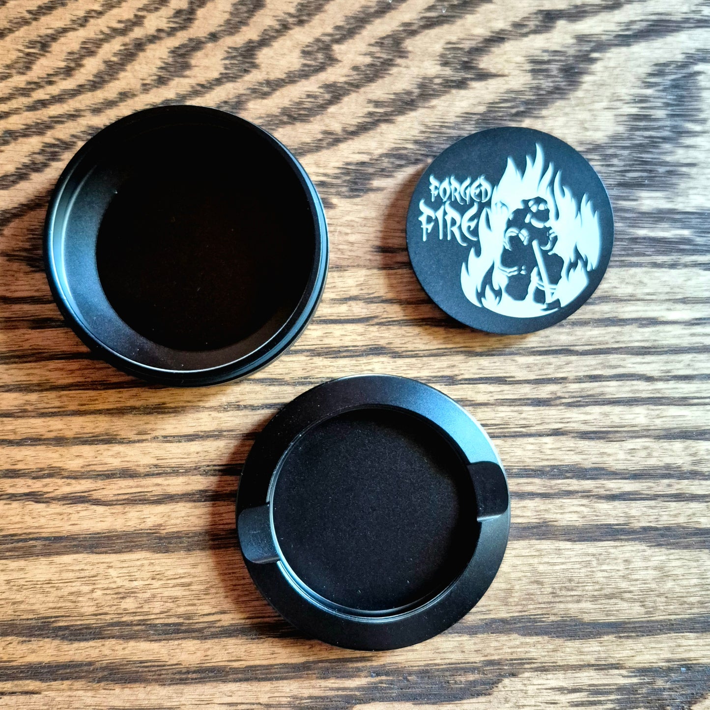 Smokeless Nicotine Container - "Forged in Fire"