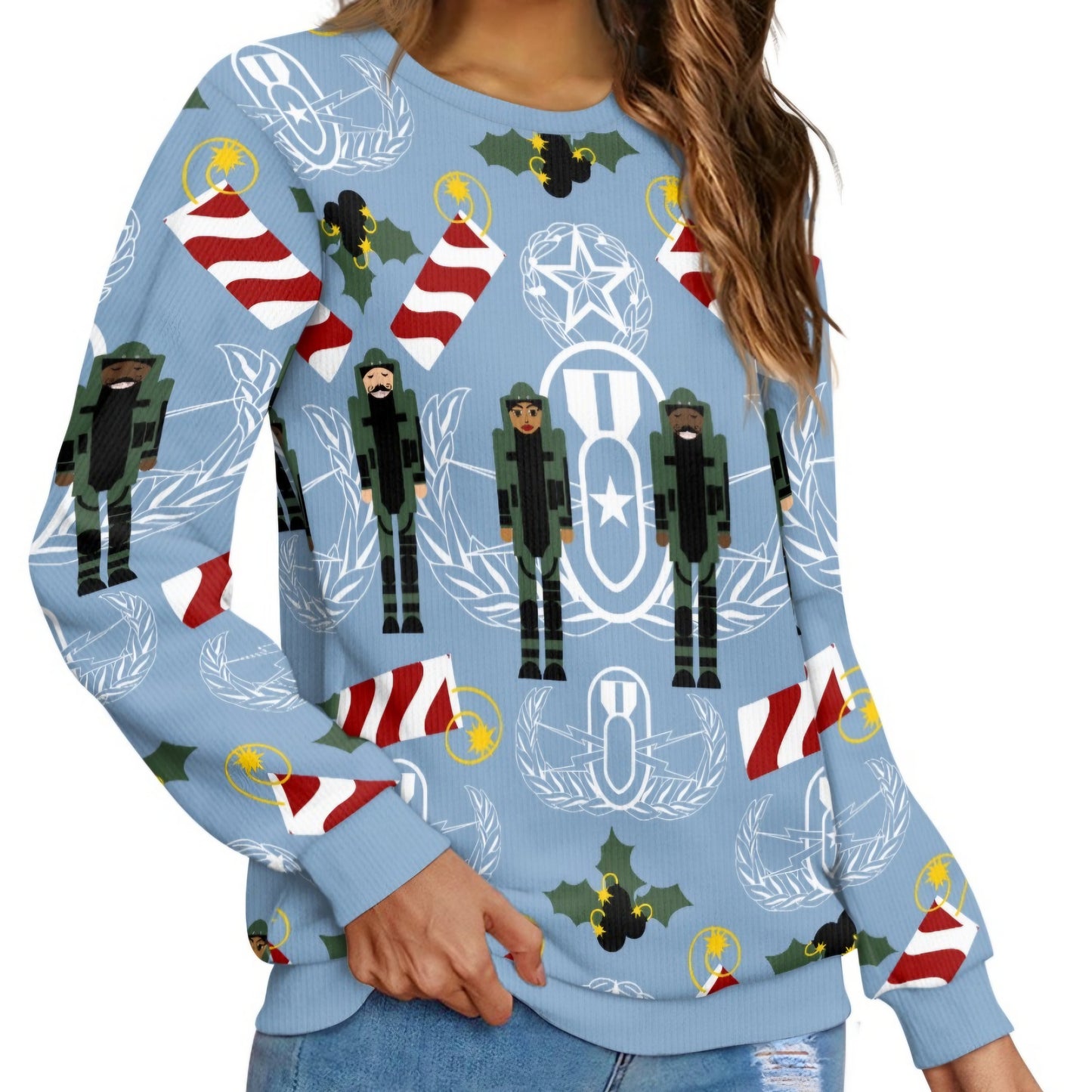 Ugly Christmas Sweater - "EOD Nutcrackers"