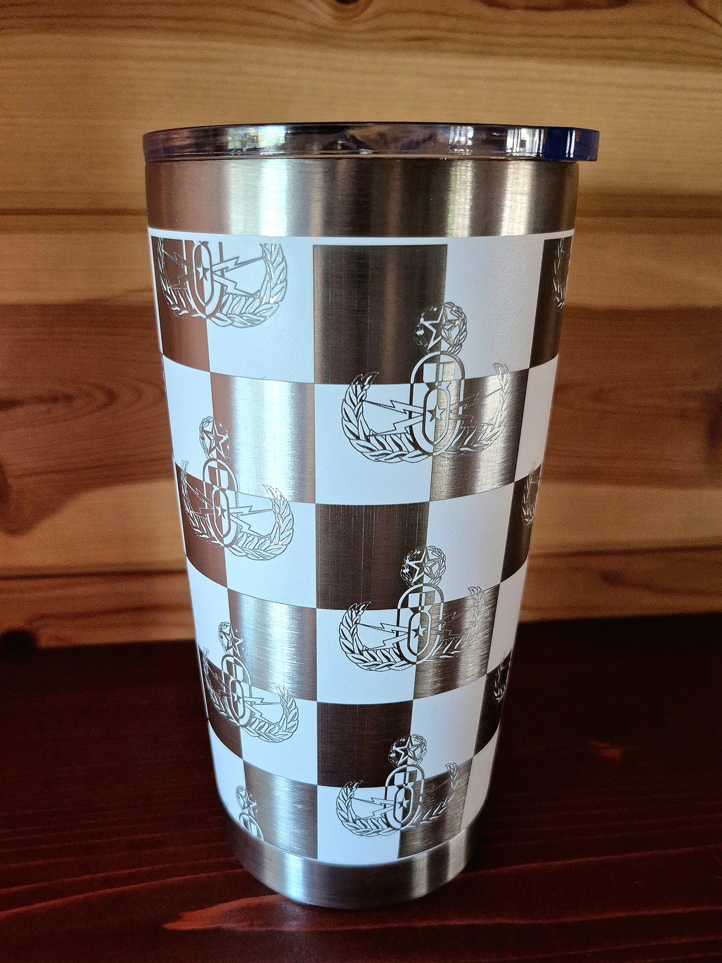 Tumbler - "EOD Checkered Flag"