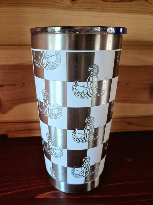 Tumbler - "EOD Checkered Flag"