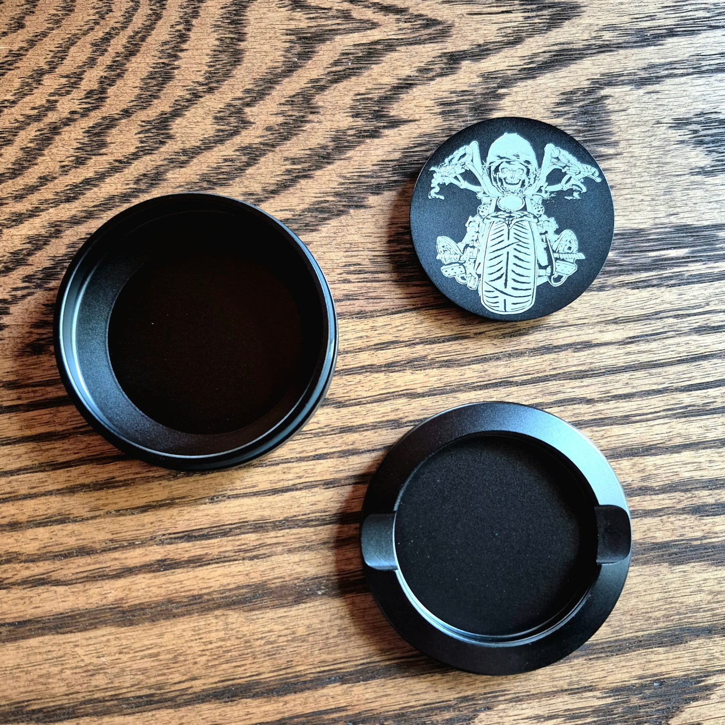 Smokeless Nicotine Container - "Bomb Suit Biker"