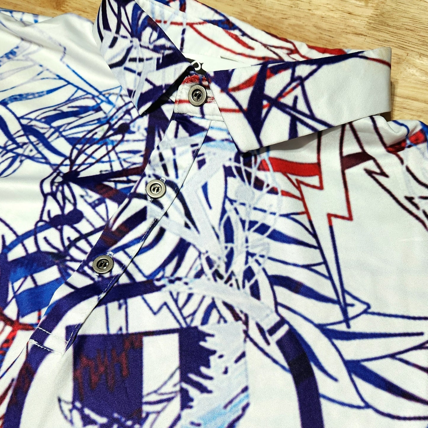 Polo Shirt - "It's 5 o'clock Somewhere" (Red, White, & Boom!)