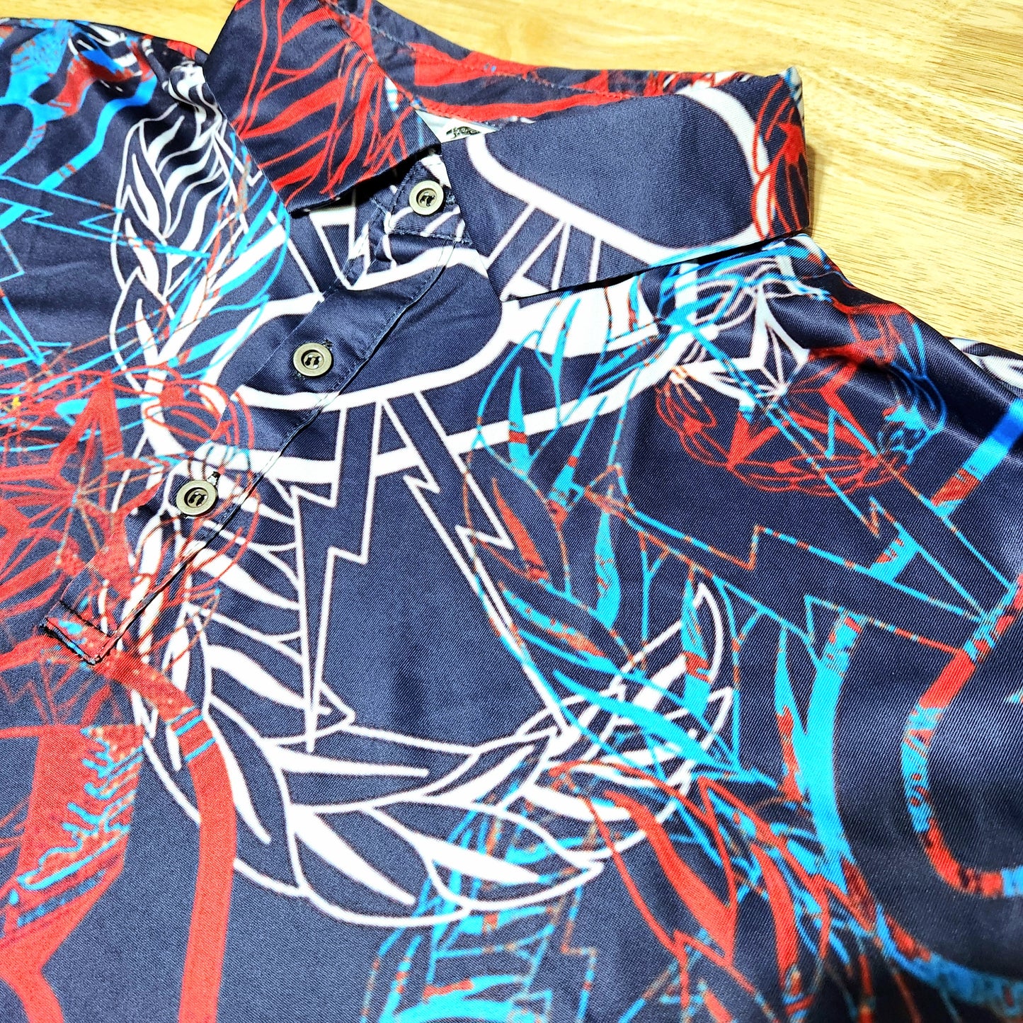 Polo Shirt - "It's 5 o'clock Somewhere" (Red, White, & Blues)