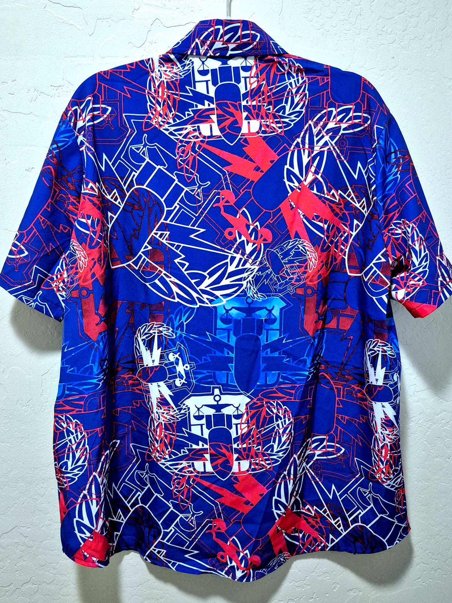 Hawaiian Shirt - "It's 5 o'clock Somewhere" HDS/PSBT (RWB on Blue)