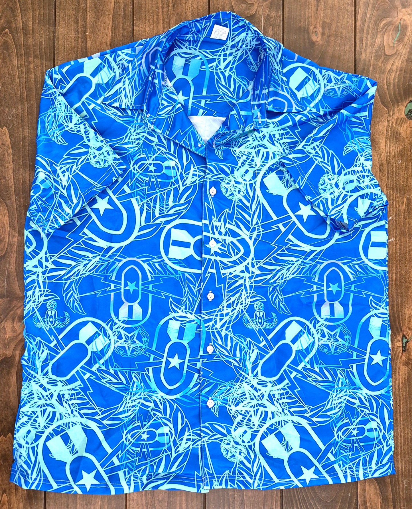 Leisure Beach Suit "It's 5 o'clock Somewhere" (Green on Blue)