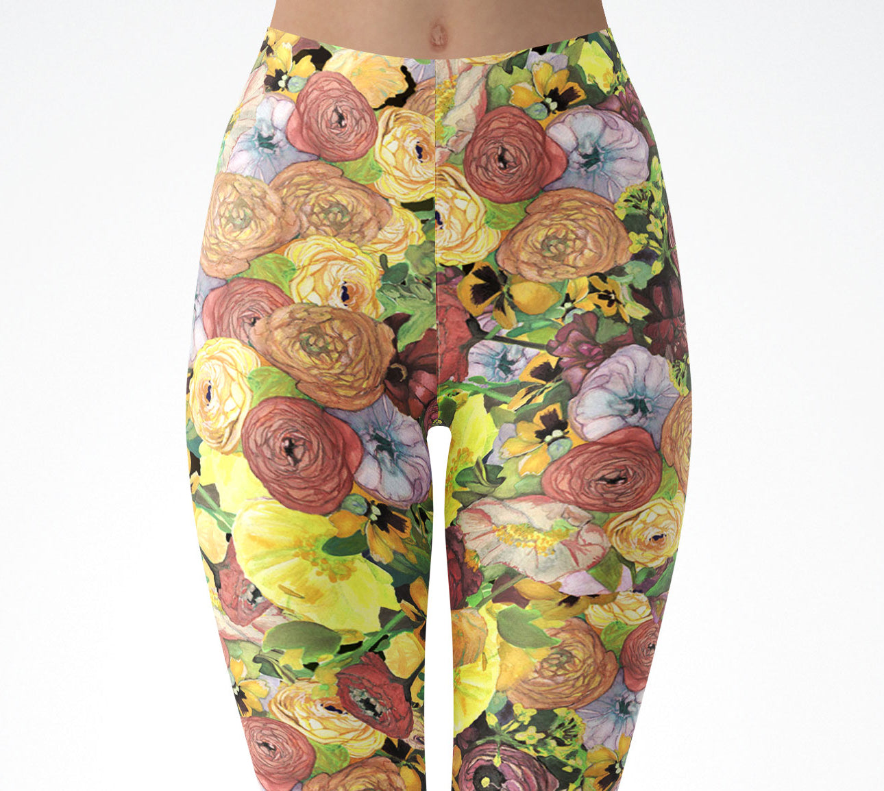 Spring Poppy Leggings