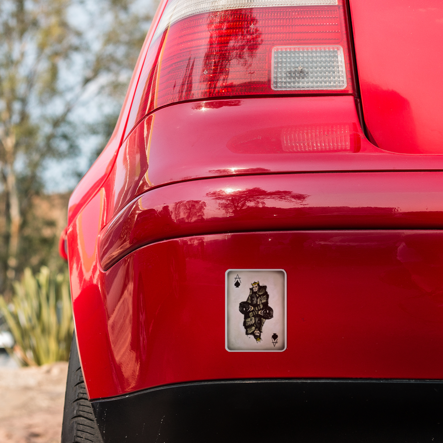 Vinyl Sticker/Decal - "Ace In The Hole!"