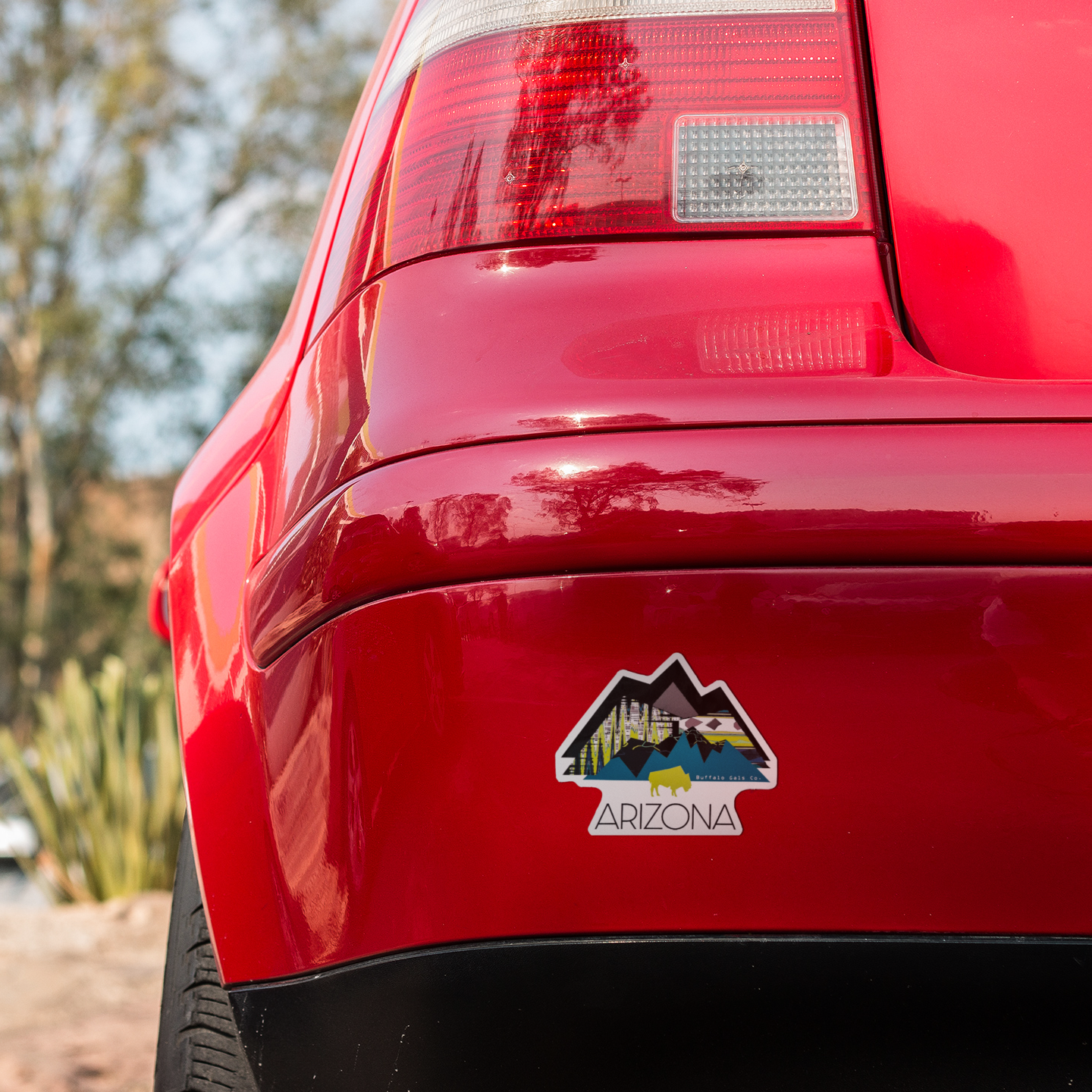 Vinyl Sticker/Decal - "Chartreuse Mountains ARIZONA"