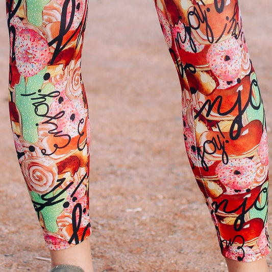 Leggings (Capris) - "Enjoy All the Donuts"