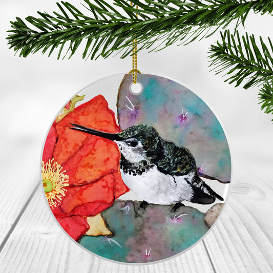 "Piper the Hummingbird" Ornament